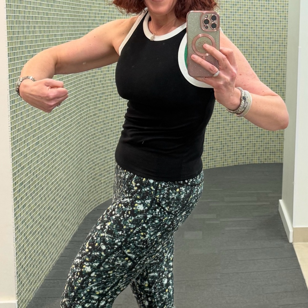 DKNY SPORT LOT of 3 patterned leggings 7/8 ankle length size XL X-Large - Picture 11 of 11